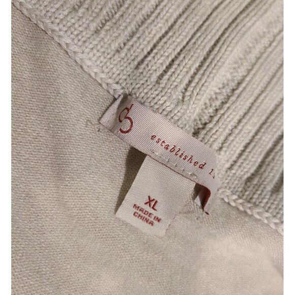 Dress Barn Woman XL Open Front Asymmetrical Hem Cardigan Sweater Zipper Accent - Picture 9 of 15